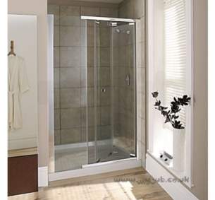 Mira Flight Sfe Enclosures -  Mira Flight Sfe 1000mm Bifold Door Cl/sl 108046