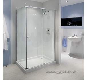 Mira Flight Sfe Enclosures -  Mira Flight Sfe 1200mm Slidng Door Cl/sl