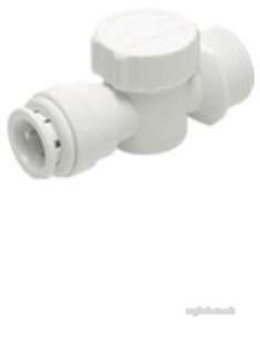 John Guest Speedfit Pipe and Fittings -  Jg Grey 15x3/4 Inch Wash Machine Tap 15apt-dg