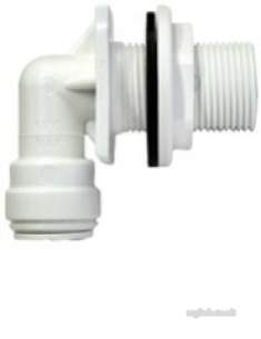 John Guest Speedfit Pipe and Fittings -  Speedfit 15mm X 3/4 Inch Bulkhead Elbow