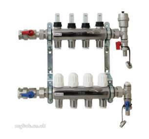 John Guest Underfloor Heating Range -  Speedfit 4 Zone Manifold Jgufhman4