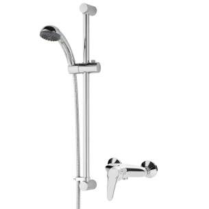 Bristan and Evo Showers Kits -  Jute Exposed Manual Shower With Single Mode Kit Chrome Ju2 Shxar C