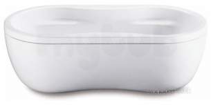 Kaldewei Steel Baths -  Megaduo Oval 184-7as 180 X 90 223848580001