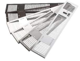 Myson Fan Convectors -  Myson Kickspace 600 Grille Chrome Plate