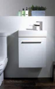 Roper Rhodes Furniture -  Kobe Wall Unit 450 Inc Basin Walnut