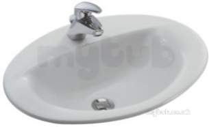 Kohler Sanitary Ware -  Kohler 19491 Patio 560 One Tap Hole Vbasin Wh