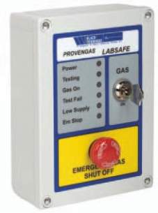 Black Automatic Gas Controls -  Black Provengas Labsafe Pgls001