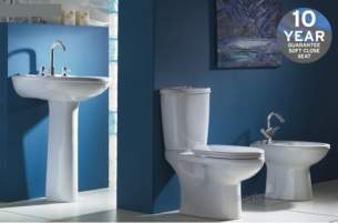 Lecico Sanitaryware -  Malaga Preinstalled Cistern Push Button Wh