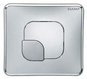 Siamp 31181410 Chrome Lemon Dual Flush Plate Mechanical Actuation