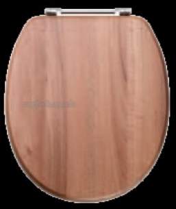 Eastbrook Sanitary Ware -  34.10904 Sherwood Seat Light Walnut