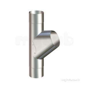 Lindab Rainwater -  Lindab Adjustable Pipe Branch 100mm Galv