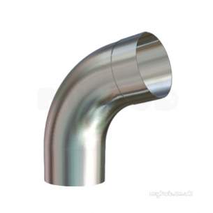 Lindab Rainwater -  Lindab Pipe Bend 90o 75mm Aluzinc