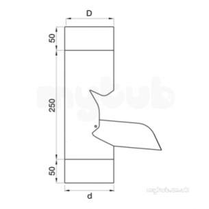 Lindab Rainwater -  Lindab Adjust Downpipe Shoe 75mm Aluzinc