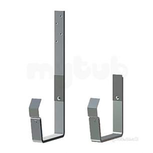 Lindab Rainwater -  Lindab Rectnglr Fascia Brcket 136mm Galv