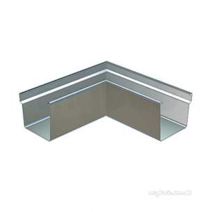 Lindab Rainwater -  Rect Ext Gtter Angle 136mm 90o Coated