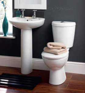 Eastbrook Sanitary Ware -  27.0091 Loire Corner Cistern Inc Fittgs