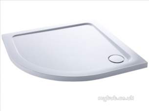 Kohler Daryl Shower Trays -  Kohler Daryl 800 Quadrant Perg Tray And Slvr Waste