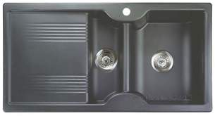 Rangemaster Sinks -  Rangemaster Lunar 985508 15b Pewter