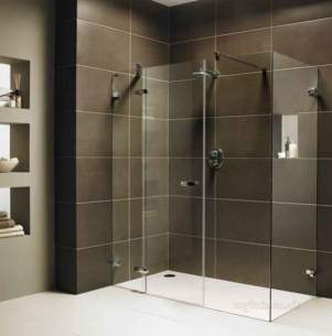Showerlux Designa Showers -  Designa In-line Pnl For Rec Dr 600mm