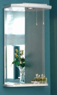 Eastbrook Accessories -  1.086 43cm Mirror 1 Halogen White