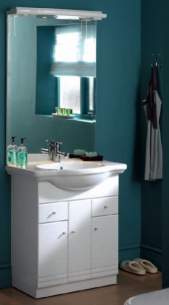 Eastbrook Furniture -  1.084 Madrid 70cm Base Unit White