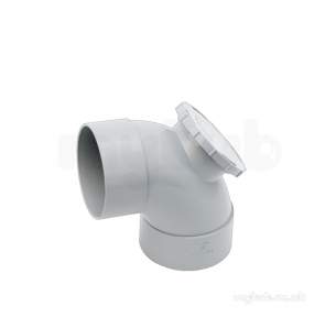 Marley Soil and Waste -  Marley Marley 110mm X87.5d Bend Solvent Socket/socket Sbs42-b