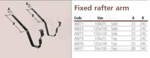 Marley Alutec -  Alutec Cast Og Rft Arm Side 150x100 Am75
