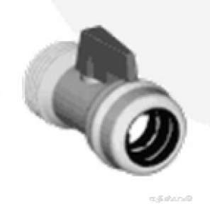 Marley Equator -  Equator Appliance Valve 15mm X 3/4 Inch Eav153