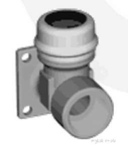 Marley Equator -  Equator Wall Plt Elbow 15mm X 1/2 Inch Ebpb152
