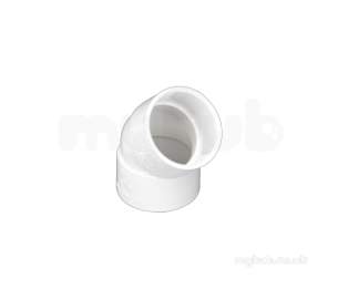 Marley Soil and Waste -  Marley 32mm X 45deg Bend Kb12-b Kb12b
