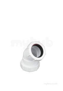 Marley Rapidemultifit Waste -  40mm Multifit Bend 45deg Kmb22xr