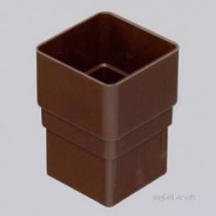 Marley Rainwater -  65mm Square Pipe Socket Plain Rle11-b