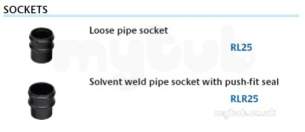 Marley Rainwater -  Marley Rlr25-b Loose Socket Solvent Weld 68 Mm