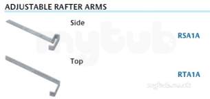 Marley Rainwater -  Marley 150mm Top Rafter Arm Rta1-metal