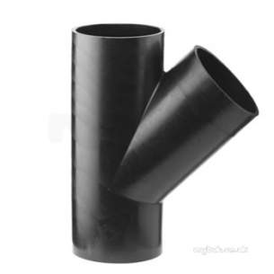 Marley Hdpe Range -  Mpd Hdpe Swept Entry Tee 110/110mm S251111