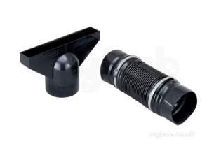 Marley Soil and Waste -  Marley 110mm Ridge Vent Connector Sv44