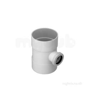 Marley Soil and Waste -  110mm X87.5d Boss Pipe 40mm Double Sws41-g