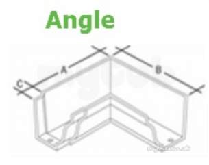 Marley Alutec -  Alutec Cast Og 135deg Int 150x100 Gm635