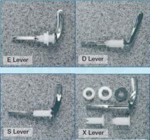Miscellaneous Cistern Accessories -  E-type Chrome Front Cistern Lever Assembly