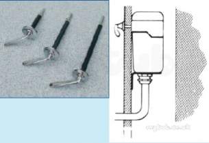 Miscellaneous Cistern Accessories -  D-type Front Lever Assembly Ch Metal .