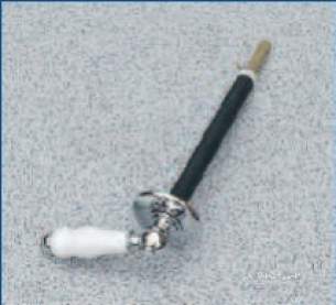 Miscellaneous Cistern Accessories -  Richmond Ceramic Handle Ch 305mm Spindle