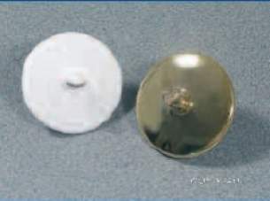 Miscellaneous Cistern Accessories -  Bath Overflow Stoppers Gold Plated