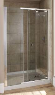 Kohler Daryl Piero Shower Enclosures -  Kohler Daryl 1200mm Mattia Bifold Door Slv/cl