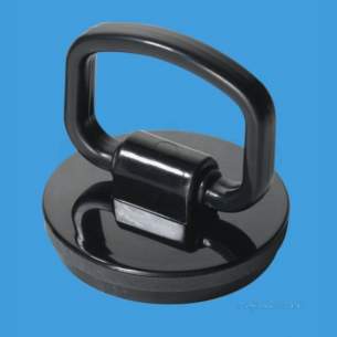 Mcalpine Waste traps overflow -  Mcalpine 1.3/4 Inch Black Plastic Plug Bp2h