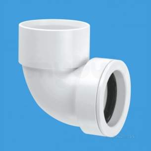 Mcalpine Waste traps overflow -  Mca Ms4-32solvent 90 1.25x32mm Pushfit