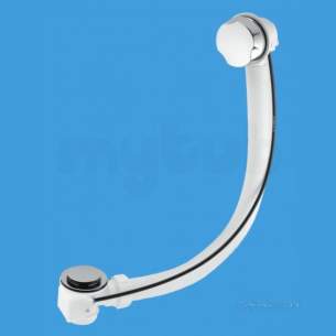 Mcalpine Waste traps overflow -  1.5 Inch X70mm Pop-up Bath Waste Plus Cp/of Pub-cp