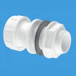 Mcalpine Waste traps overflow -  3/4 Inch Mcalpine M/fit St Tank Connectr R4m