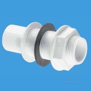 Mcalpine Waste traps overflow -  3/4 Inch Mcalpine Straight Tank Connector R4