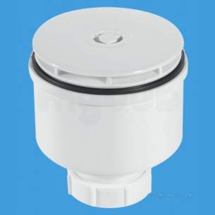 Mcalpine Waste traps overflow -  Shower Trap 90mm X 50mm V/o Wh St90wh10-v