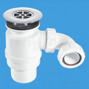 Mcalpine Waste traps overflow -  1.5 Inch X 80mm Seal Shower Trap T/a Stw12-rb